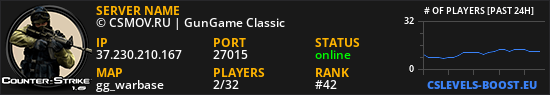 © CSMOV.RU | GunGame Classic ★
