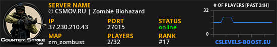 © CSMOV.RU | Zombie Biohazard ★