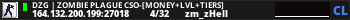 DzG | Zombie Plague CSO-[MONEY+LVL+TIERS]