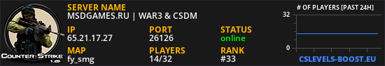 MSDGAMES.RU | WAR3 & CSDM