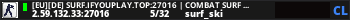 [EU][DE] SURF.IFYOUPLAY.TOP:27016 | Combat Surf (24/7) | Bhop/Knives/Levels/Ranks | International | German Hosting