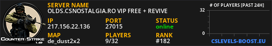 OLDS.CSNOSTALGIA.RO VIP FREE + REVIVE