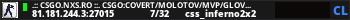 .:: CSGO.NXS.RO ::. CSGO:COVERT/MOLOTOV/MVP/GLOVE-SYSTEM