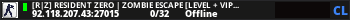 [R|Z] Resident Zero | Zombie Escape [Level + VIP + CSO]