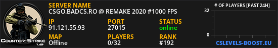 CSGO.BADCS.RO @ REMAKE 2020 #1000 FPS