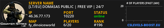 [LT/EU] DOMASAS PUBLIC | FREE VIP | 24/7
