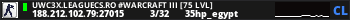 UWC3X.LEAGUECS.RO #Warcraft III [75 LVL]