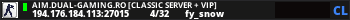 AIM.DUAL-GAMING.RO [CLASSIC SERVER + VIP]