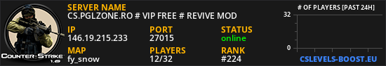 CS.PGLZONE.RO # VIP FREE # REVIVE MOD