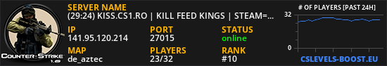 (--:--) KISS.CS1.RO | KILL FEED KINGS | STEAM=VIP FREE