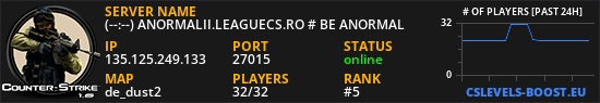 (--:--) ANORMALII.LEAGUECS.RO # BE ANORMAL