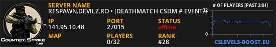 RESPAWN.DEVILZ.RO • [DEATHMATCH CSDM # EVENTS]