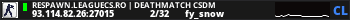 RESPAWN.LEAGUECS.RO | DEATHMATCH CSDM