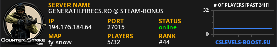 GENERATII.FIRECS.RO @ STEAM-BONUS