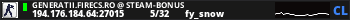 GENERATII.FIRECS.RO @ STEAM-BONUS