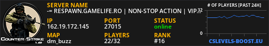 -= RESPAWN.GAMELIFE.RO | NON-STOP ACTION | VIP FREE | #JOINUS =-