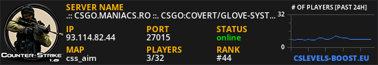 .:: FUN.OLDCS.RO ::. MVP/VIP-FREE/CREDITS