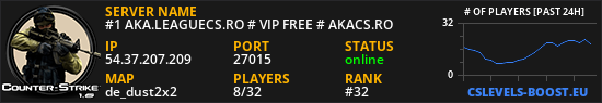 #1 AKA.LEAGUECS.RO # VIP FREE # AKACS.RO