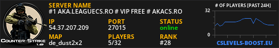 #1 AKA.LEAGUECS.RO # VIP FREE # AKACS.RO