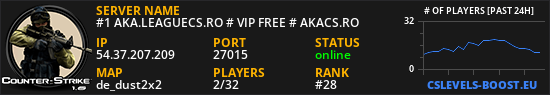 #1 AKA.LEAGUECS.RO # VIP FREE # AKACS.RO
