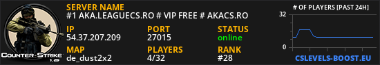 #1 AKA.LEAGUECS.RO # VIP FREE # AKACS.RO