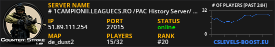 # 1CAMPIONII.LEAGUECS.RO /PAC History Server/ MOD REVIVE