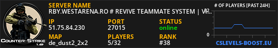 RBY.WESTARENA.RO # REVIVE TEAMMATE SYSTEM | VIP FREE