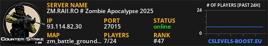 ZM.RAII.RO # Zombie Apocalypse 2025