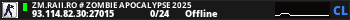 ZM.RAII.RO # Zombie Apocalypse 2025